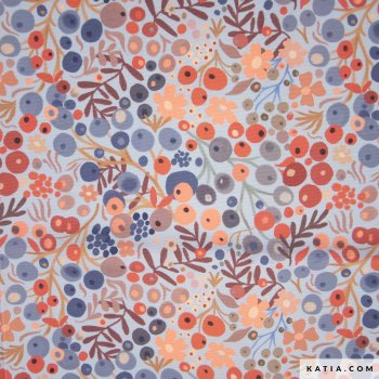Wasserabweisender Stoff Blueberries, Waterproof